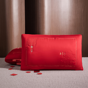 <span class=keywords><strong>Oreiller</strong></span> rouge de luxe personnalisé pour hôtel Design ergonomique moderne avec rembourrage <span class=keywords><strong>en</strong></span> édredon pour un sommeil sain Caractéristique de refroidissement Logo personnalisé - Product Image 5