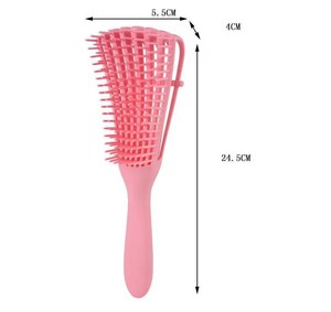 Peine de pulpo para peinar el cabello liso y voluminoso, para uso en cabello seco y mojado, del proveedor líder en ventas. - Product Image 3