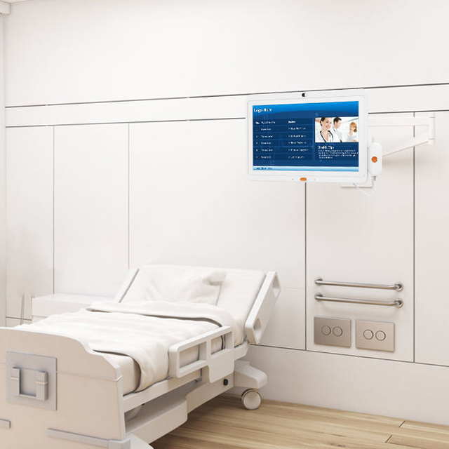 Wall Mounted Health Care Telehealth Medical Grade Hospital Android Tablet With Camera for Monitoring Medical Records and Data
