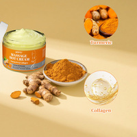 Crema caliente adelgazante para masajes, crema caliente de cúrcuma para masajes, gel de aloe vera, colágeno, reafirmante, hidratante, nutritivo, cuidado corporal diario