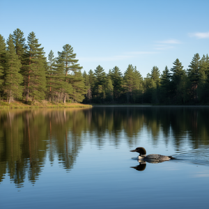 Camiseta de manga larga para amantes de las aves acuáticas con diseño de Loon Boop y mano apuntando - Product Image 3