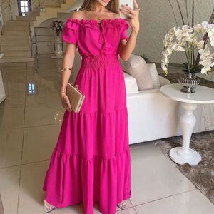 Vestido de Moda para Mujer con Mangas Abullonadas, Estilo Elegante, para Comercio Exterior Transfronterizo - Product Image 5