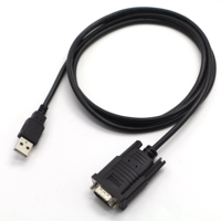 Cable Adaptador Serial USB a RS232 DB9 con Chipset PL2303/CH340/FT232, Grado Industrial para CNC PLC POS