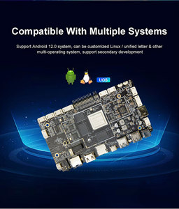 เมนบอร์ด Rockchip RK3588 Octa Core 8K 6.0tops Ai Android พร้อม RAM 4GB ROM 64GB รองรับระบบปฏิบัติการ Android/Ubuntu ระบบปฏิบัติการ Android 11 - Product Image 3