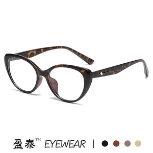 แว่นตา Yingtai ทรงแคทอาย กรอบ TR90 ป้องกันแสงสีฟ้า เลนส์เรซิ่น ดีไซน์ย้อนยุค สำหรับทุกเพศ - Product Image 4