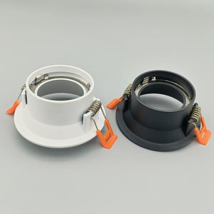 MR16 GU10 다이캐스팅 알루미늄 다운라이트 아크형 캠버 고정 브라켓 프레임 홀더 75mm 타공 GU10 MR16 LED - Product Image 5