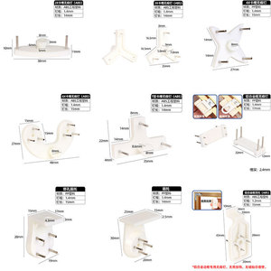 Aluminum Alloy Frame <b>Wall</b> Hooks 3-5kg Load Plastic Single Hook For Photo Painting Display - Product Image 4
