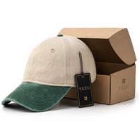 Gorra de Béisbol Personalizada de Fábrica, Dos Tonos, Negro y Caqui, 6 Paneles, Visera Curva, Gorras de Moda Urbana de Lujo, Proveedor Mayorista