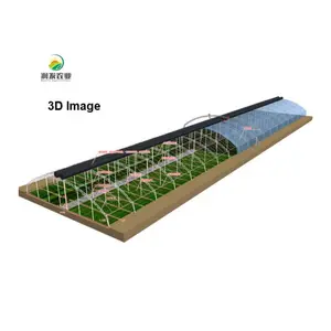 Greenhouses For House Hydroponic Growing Systems Plastic House Aquaponics Used Greenhouse Film For Sale Netpot Multi-span Greenhouse