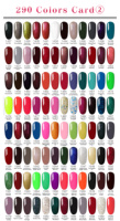 Kit de vernis gel UV Soak-Off OEM 290 couleurs IBdgel non toxique certifié CE, volume 15 ml, poids 1 kg