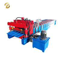 Machine de formage de rouleaux de tuiles en acier verni neuve de 1200 mm pour toiture avec moteur et pompe