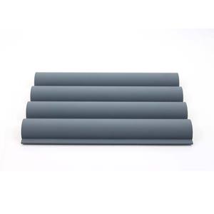 Panel de pared estriado curvo medio redondo Panel de pared de Wpc interior compuesto de plástico de madera - Product Image 5