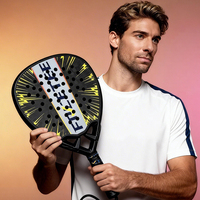 Raquette de padel portable en fibre de carbone 12K de marque personnalisée, directement de l'usine FRCETEE