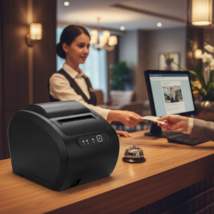 80mm POS Thermal Receipt Printer 203 Dpi USB+Ethernet <strong>Interface</strong> Fast &amp; Efficient for Parking Tickets &amp; Receipt Printing in Stock - Product Image 2