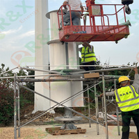 Éolienne verticale R&X 10KW 20KW avec générateur à aimant permanent, pales en verre/basalte, faible vitesse de démarrage du vent, sortie 220V-380V