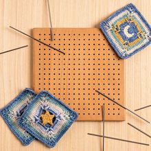 Planche à <span class=keywords><strong>crochet</strong></span> à tricoter en bois de bambou Style simple planche à tricoter carrée en laine pour grand-mère <span class=keywords><strong>crochet</strong></span> - Product Image 6