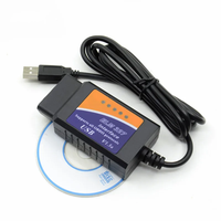 Escáner de Diagnóstico para Automóviles ELM327 USB V1.5 OBD2, Interfaz OBD 2 OBDII, Herramienta de Diagnóstico Automotriz Basada en PC, Escáner OBD-II