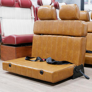 Sedile Pieghevole Multifunzione in Pelle Cerata a Olio per Furgoni, Minibus e Mini Van da Vendita Diretta Fabbrica AutoLiuMa - Product Image 5