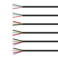 Cable Tipo-C de un Solo Conector, 4/5/6 Núcleos, Carga Rápida de 5A y Transferencia de Datos OTG para Pruebas de I+D DIY