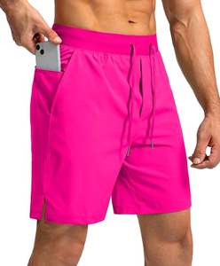 Custom Men's Quick Dry Running <b>Shorts</b> <b>with</b> <b>Zipper</b> <b>Pockets</b> Lightweight Athletic Gym Basketball <b>Shorts</b> - Product Image 2