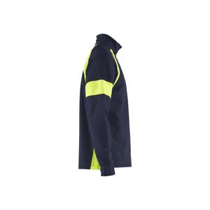 BLAKLADER-Sweat-shirt 355011588933M avec panneaux haute visibilité Bleu marine/jaune-EAN 7330509775233 WORK HOODIES - Product Image 4