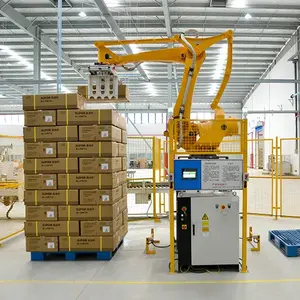 ABB Robot Stacker drum harga rendah kecepatan tinggi otomatis Robot Palletizer listrik kemasan Line disediakan cerutu kasus untuk 10L 25L