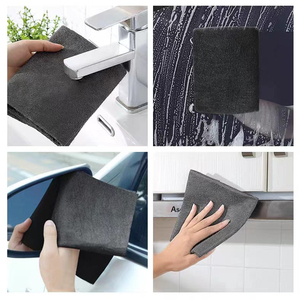 FF5284 Chiffons de nettoyage <span class=keywords><strong>pour</strong></span> <span class=keywords><strong>vitres</strong></span> de voiture, sans traces, sans peluches, lavables, réutilisables, <span class=keywords><strong>chiffon</strong></span> <span class=keywords><strong>magique</strong></span> de nettoyage - Product Image 4