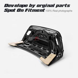 สำหรับรถยนต์ฮอนด้า ซีวิค เจนเนอเรชั่นที่ 9 FB 9.5 เจนเนอเรชั่น ซีวิค รุ่นปรับโฉม FB2 FB4 FB6 ฝากระโปรงท้ายคาร์บอนไฟเบอร์แท้จากโรงงาน - Product Image 6