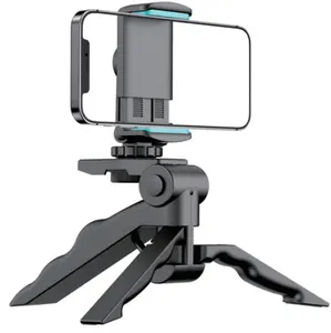 china factory phone accessories mobile phone clip desk tripod phone stand holder with 1/4 inch screw