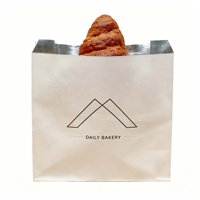 Sac en papier kraft imprimé flexo, durable, imperméable et recyclable, à prix abordable, pour pizzas, aliments pour animaux et collations chaudes