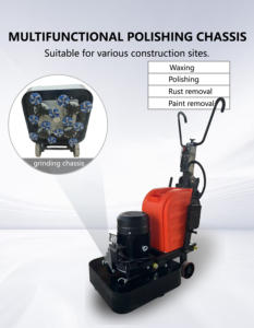 Machine de meulage et de polissage de dalles de béton de haute qualité avec moteur et boîte de vitesses Moteur 15kW 380V Haute efficacité de fonctionnement - Product Image 2