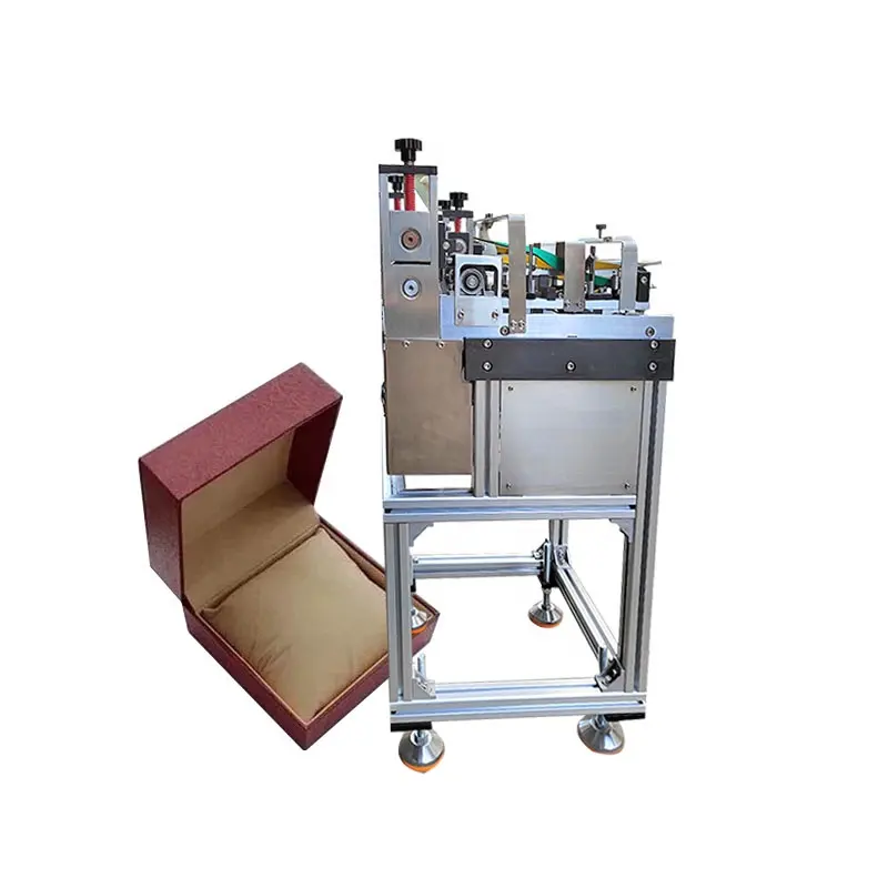 Hardcover Case Making Machine 3-Sided Paperboard Edge Wrapping Banding Machine For Book Cover