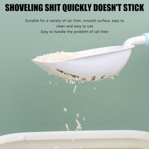 Fabrik Großhandel Custom Logo Edelstahl Katzenstreu Schaufel Große Metall Katzenstreu Schaufel - Product Image 3