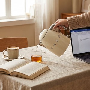 <span class=keywords><strong>Hervidor</strong></span> Eléctrico de Acero Inoxidable de 1.7L con Apagado Automático, Protección Contra Ebullición en Seco, Función Mantener Caliente, con Filtro y Escala de Medición para Hogar y Oficina - Product Image 2