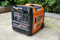 Générateurs à essence à onduleur 5KW avec télécommande, démarrage électrique, faciles à déplacer, avec roues, en stock, 50Hz, à vendre
