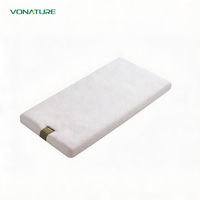 Matelas pour enfants personnalisable 134 cm x 72 cm x 12 cm, hypoallergénique, respirant, sans formaldéhyde, tissu en coton, utilisation scolaire et hôtelière