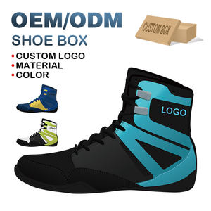 Nouveau modèle Chaussures de lutte professionnelles en cuir de haute qualité pour hommes Chaussures de sport respirantes pour femmes été hiver Prix de gros bon marché - Product Image 2