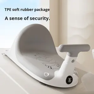 Asiento de baño para bebé, ayuda para el baño para niños, taburete de baño, asiento de soporte para sentarse, <span class=keywords><strong>bañera</strong></span> infantil, baño multifunción de plástico antideslizante Universal - Product Image 2