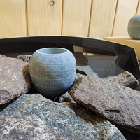 Alpha sauna Sauna Speckstein schale für aromatisches Öl