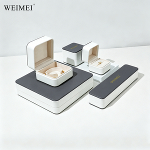 กล่องใส่เครื่องประดับ WEIMEI ดีไซน์หรูหรา ทนทาน สำหรับแหวน สร้อยคอ จี้ กำไลข้อมือ เหมาะสำหรับบรรจุภัณฑ์ระดับพรีเมียม ใช้สำหรับจัดแสดงและจัดเก็บ - Product Image 4