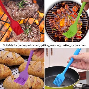 Commercio all'ingrosso piccola cucina in Silicone imbastitura spazzola per uso alimentare Barbecue strumento per <span class=keywords><strong>la</strong></span> crema di pane pasticceria taglio - Product Image 6