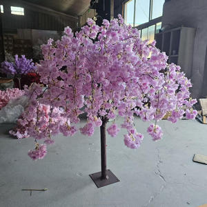 Decoración para Fiestas y Bodas, Plantas Artificiales Verdes y Blancas, Árboles de Sakura, Árboles de Flores de Cerezo Artificiales - Product Image 3