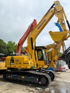 Low Working Hour Used Komatsu PC160 Crawler Excavator, Durable Digger for Dam and Water <b>Conservancy</b> Works - Product Image 4