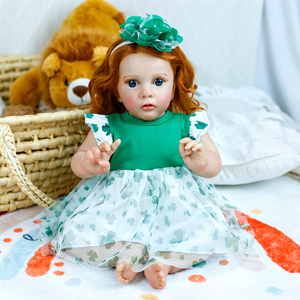 Lifereborn 24 ''60cm réaliste Bebe <span class=keywords><strong>Reborn</strong></span> poupées princesse enfant en bas âge bébé fille habiller jouer poupées douces pour les filles cadeaux - Product Image 3