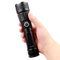 Lampe de poche très lumineuse à lumière led, haute qualité, tactique, XHP50, torche d'urgence, auto-défense et chasse, lumens