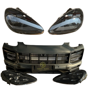 Per <span class=keywords><strong>Porsche</strong></span> Cayenne <span class=keywords><strong>modello</strong></span> a 2011 2014 aggiornato e modificato con paraurti di 24 anni, fari, paraurti e kit carrozzeria, paraurti. - Product Image 2