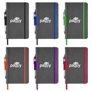 Carnet de notes en cuir avec stylo, prix d'usine, écologique, en papier spirale, pour bureau, journal, coffret cadeau - Product Image 6