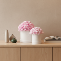 Fleurs réelles préservées pour Noël, cadeau de la Saint-Valentin, roses éternelles en boîte, roses préservées à jamais, vente en gros