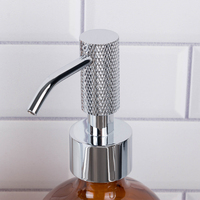 Distributeur de savon liquide moderne au design élégant et pompe à lotion en laiton durable pour la maison et les applications hôtelières