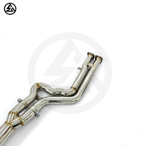 CSZ EXHAUST : BMW X3M F97/X4M F98 <span class=keywords><strong>S58</strong></span> 3.0T Collecteur intermédiaire à longueur égale avec résonateur - Product Image 4
